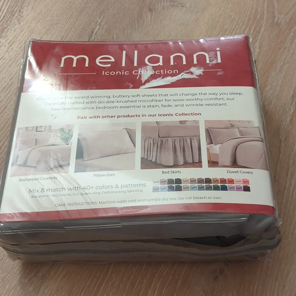 Mellanni Extra Deep Full Sheets - 4 PC Iconic Collection Bedding - Hotel Luxury,